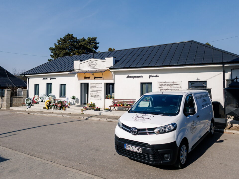 Cea mai nouă locaţie de servicii funerare în cimitirul Pacea din Suceava