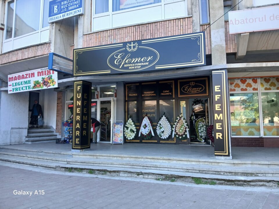 Pompe funebre în Burdujeni - peste 20 de ani de activitate